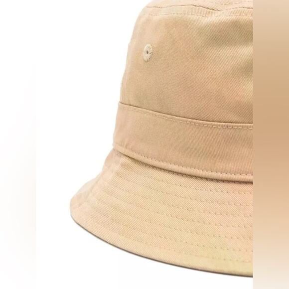 NEW BARBOUR Khaki Tan White Logo Cascade Floppy Packable Bucket Tartan Lined Hat main image 7